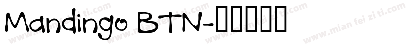 Mandingo BTN字体转换